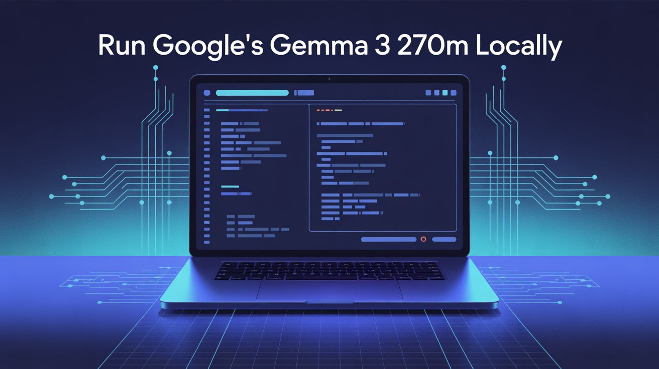How to Run Google's Gemma 3 270M Locally: A Complete Developer's Guide