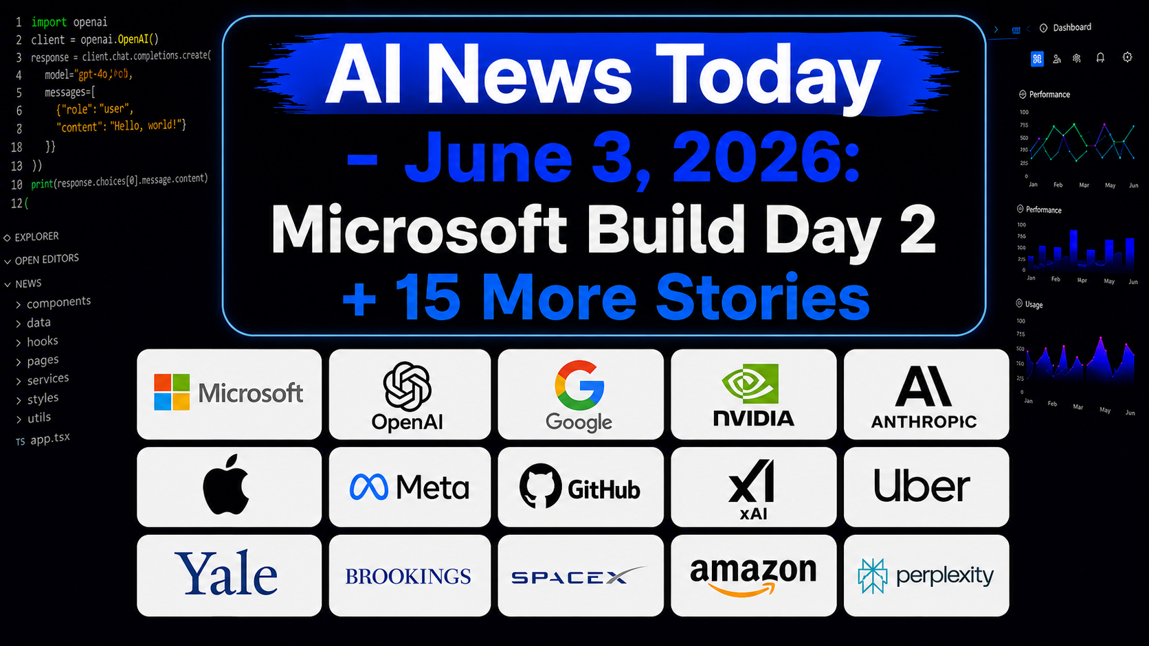 AI News Today -June 3, 2026: Microsoft Build Day 2 + 15 More Stories