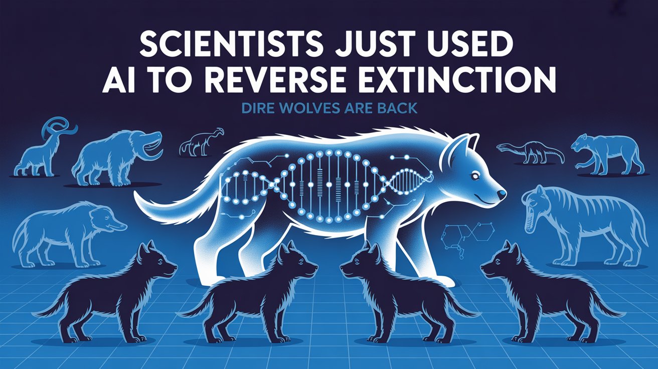 Scientists Just Used AI to Reverse Extinction (This is Real)