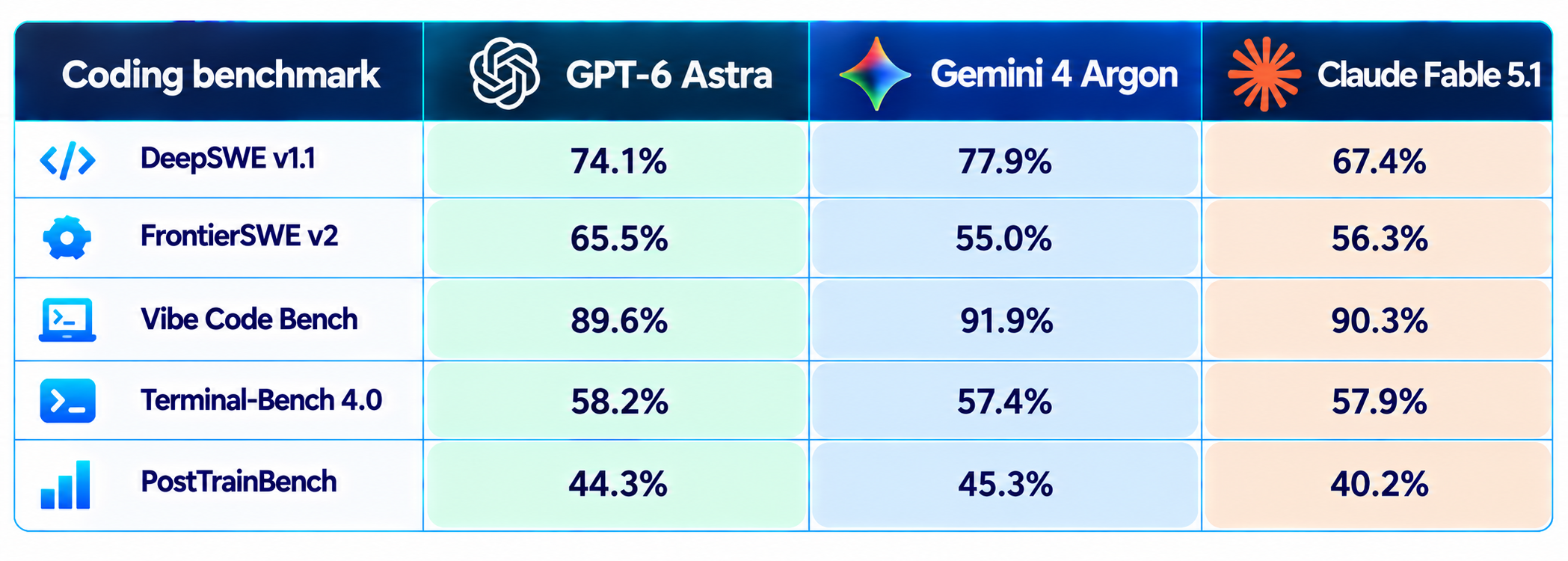 Coding Benchmark Comparison Dashboard