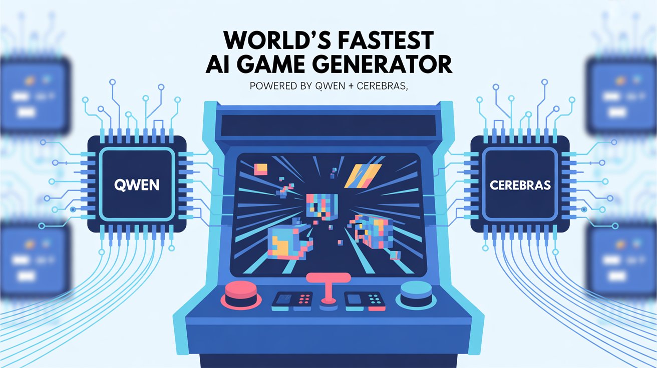 How to Build the World's Fastest AI Game Generator with Qwen + Cerebras